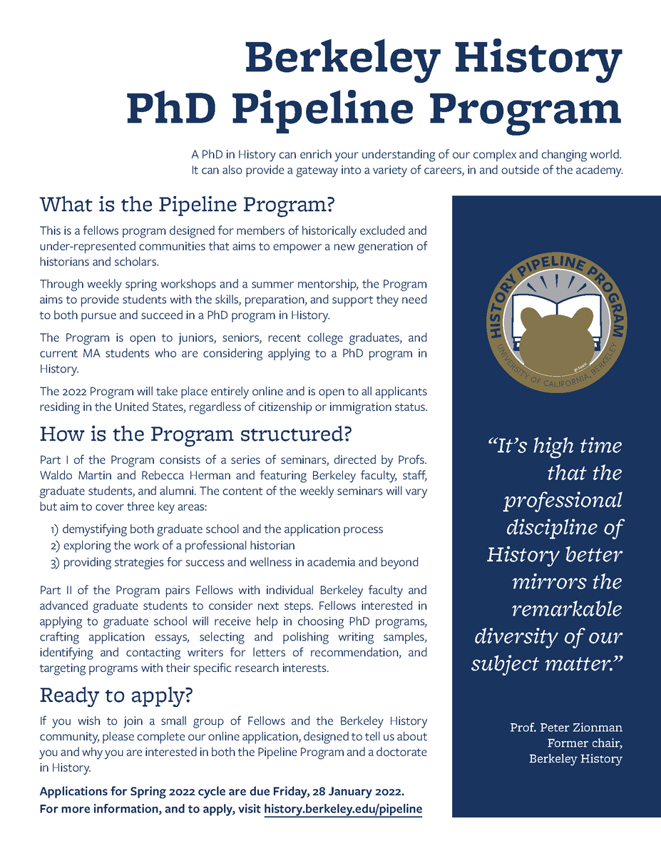 2022 Pipeline Program Flyer