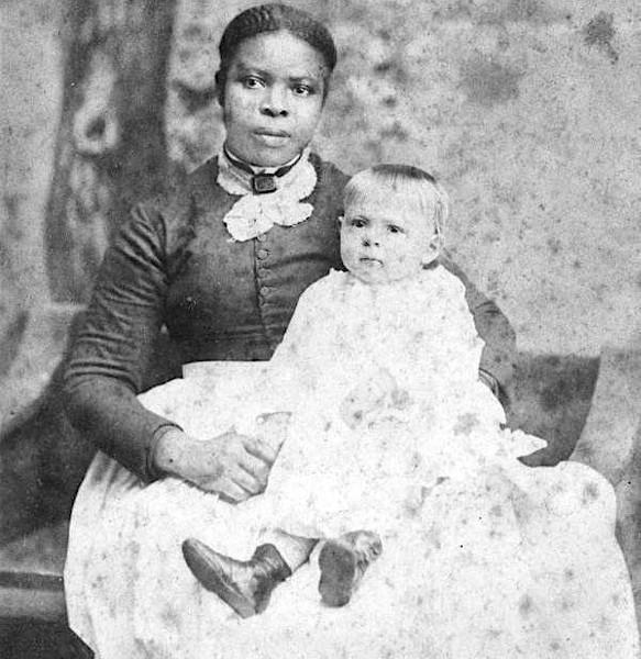 Identified only as "Aunt Judy," the former slave pictured went on to nurse the children of Sarah and Dr. J.D. Walker.